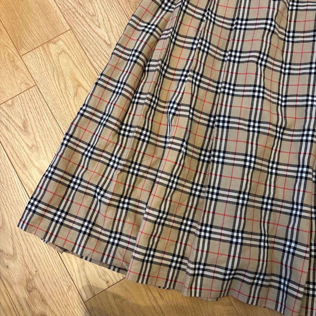 希少⭐︎Burberrys' プリーツスカート ノバチェック　ロングスカート