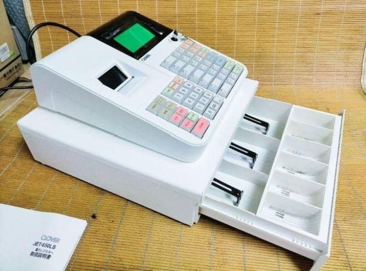 クローバーレジスター　JET-650LS　設定無料PC連携　送料込　000113