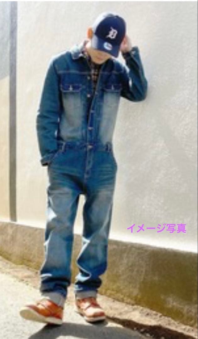 ⭐︎美品⭐︎AZUL by MOUSSY デニムオーバーオール ツナギ　フリーサイズ