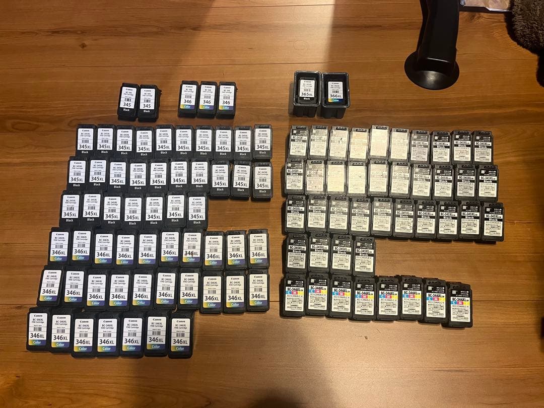 Y*N様 使用済みインク105個 BC-345XL 346XL等 CANON