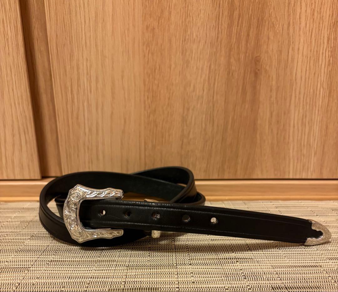 小物 TORY LEATHER WESTERN BELT 32