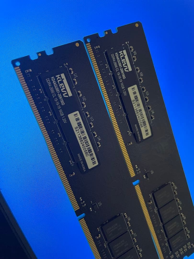 KLEVV DDR4 2666 16GB ×2 計 32GB