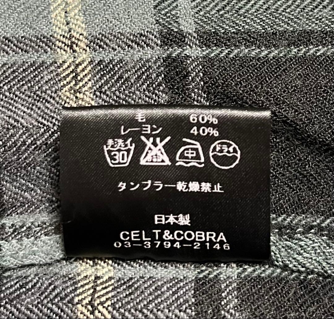 CELT&COBRA ケルト&コブラ チェック ネルシャツ M