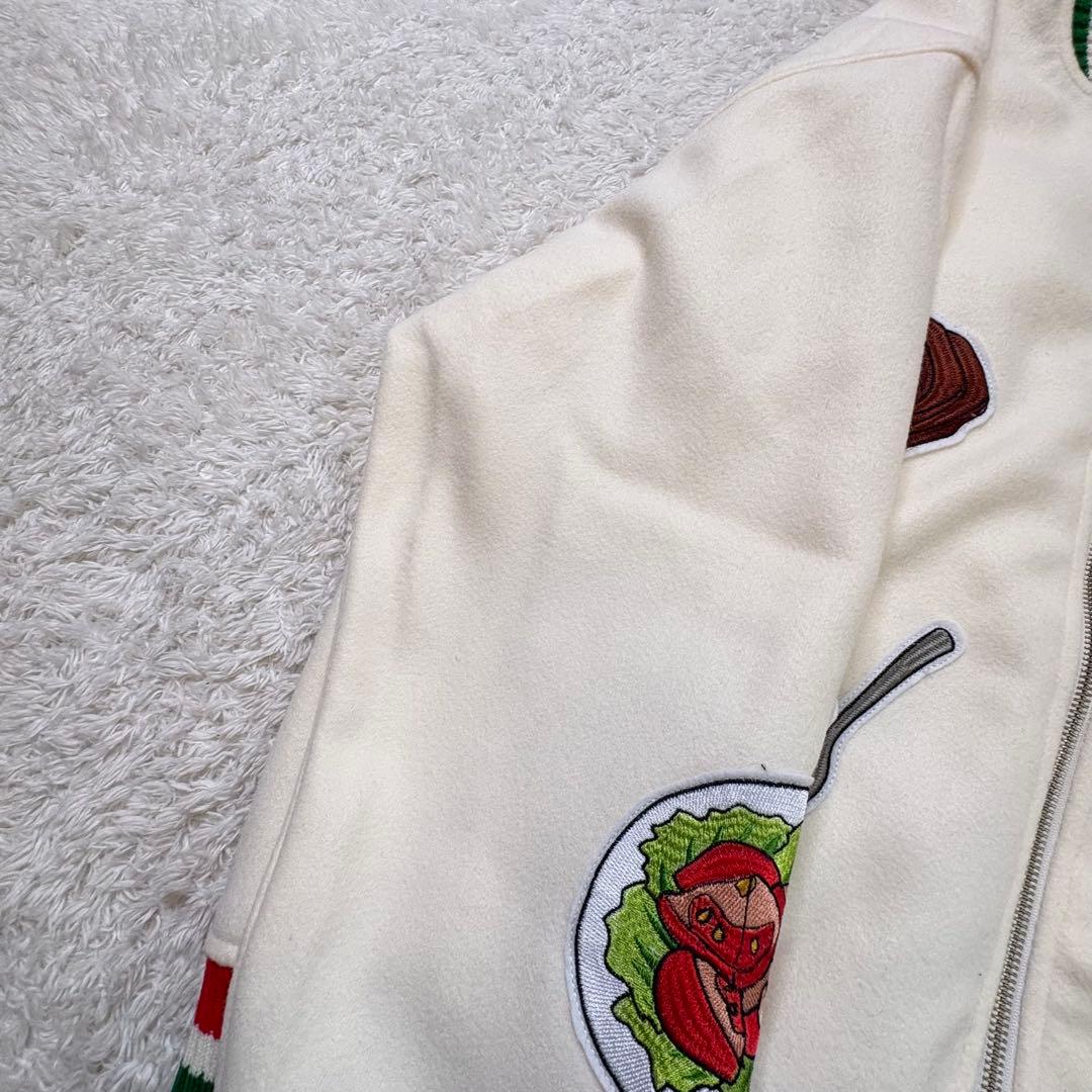 【即完売品 タグ付】PUNYUS サイゼリヤ ブルゾン 白 渡辺直美 3 4L