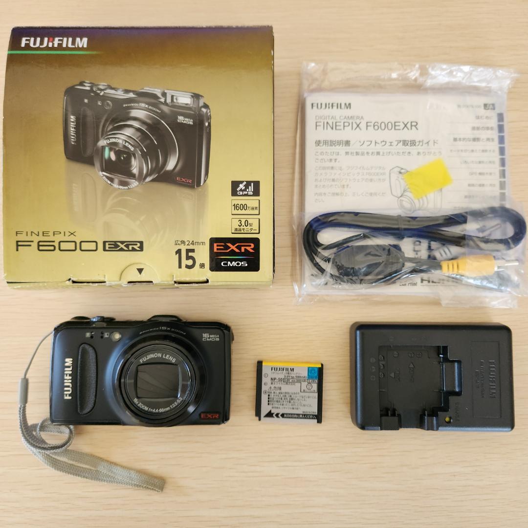 FUJIFILM デジタルカメラ FinePix F600EXR ブラック