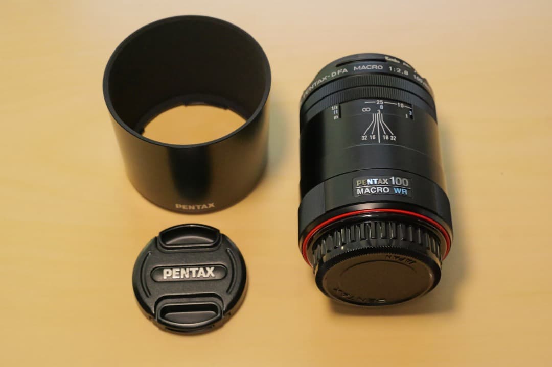 PENTAX DFA100mm f2.8 マクロ 保護フィルター　ポーチ　元箱