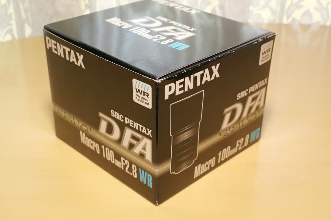 PENTAX DFA100mm f2.8 マクロ 保護フィルター　ポーチ　元箱