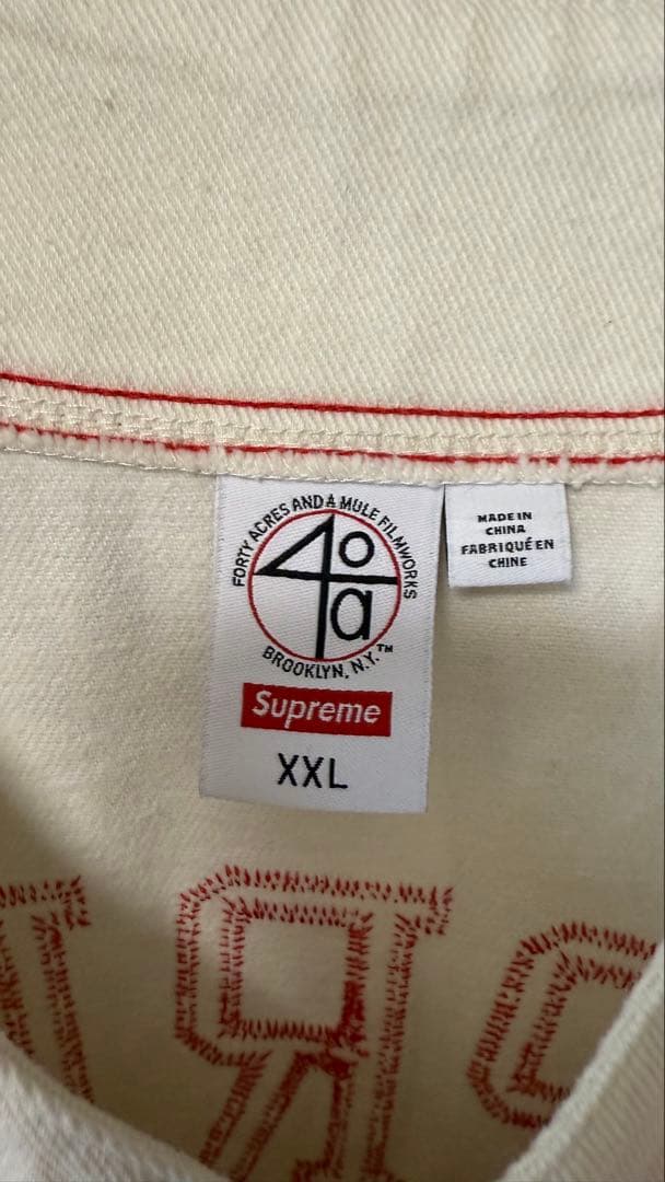 げ*ぢ様 Supreme 40 Acres Twill Baseball Jer