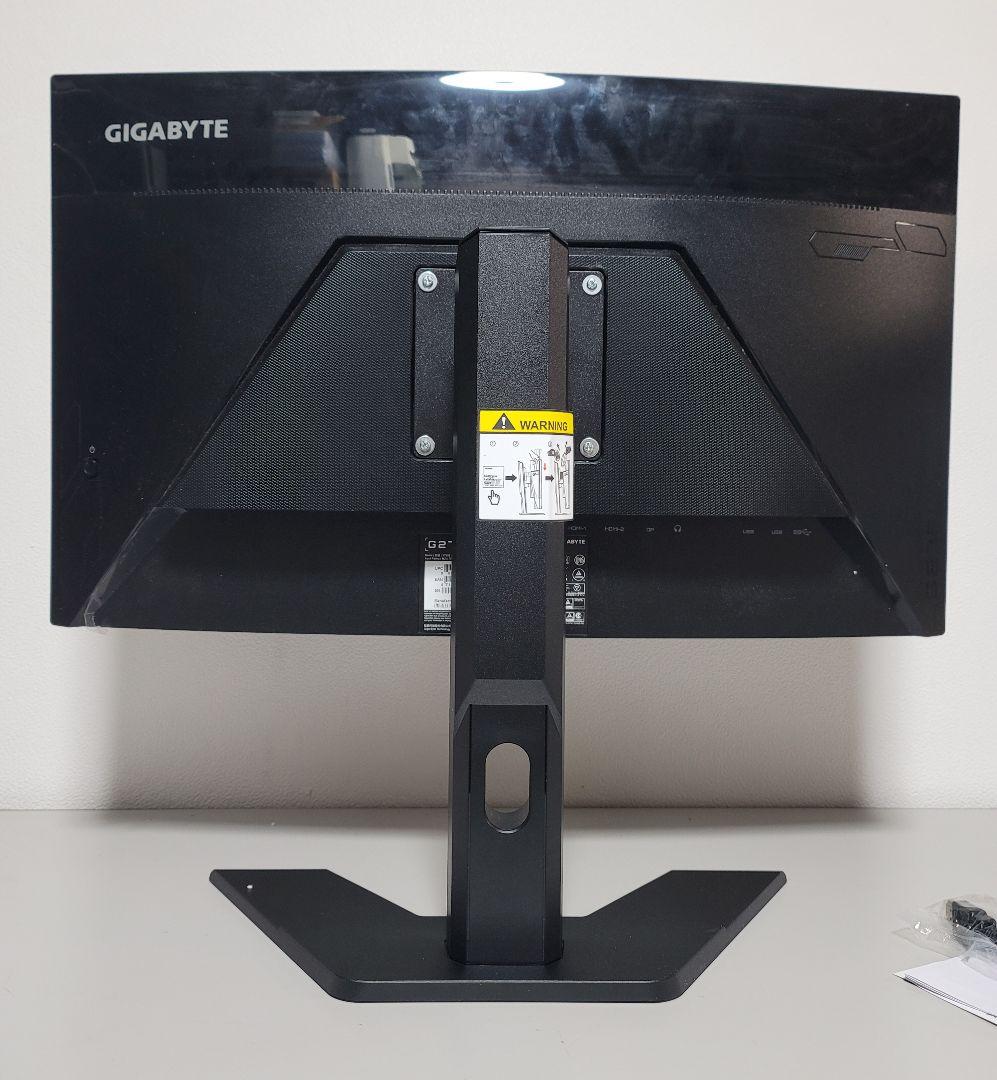 美品　GIGABYTE G27FC 27インチ曲面ゲーミングモニター　165Hz