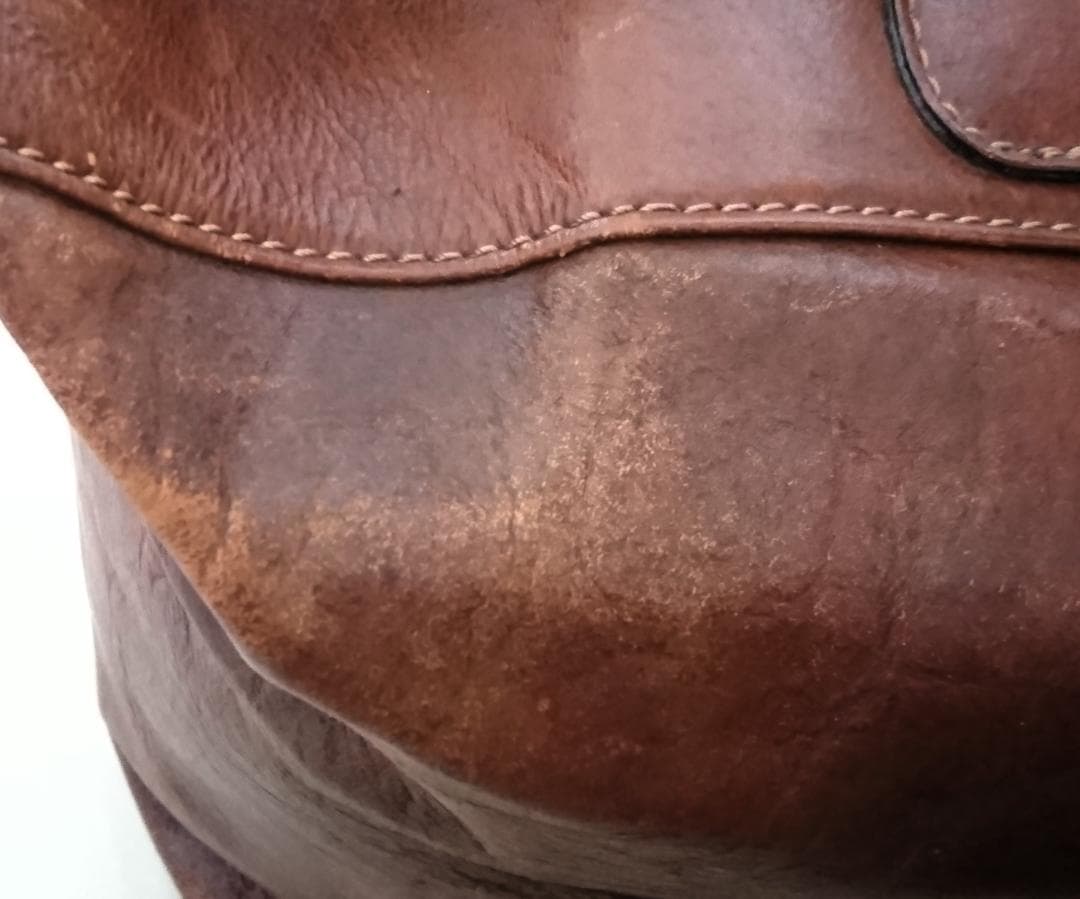 THE BRIDGE ボストンバッグ 茶色　縦30cm×横44cm×幅25cm