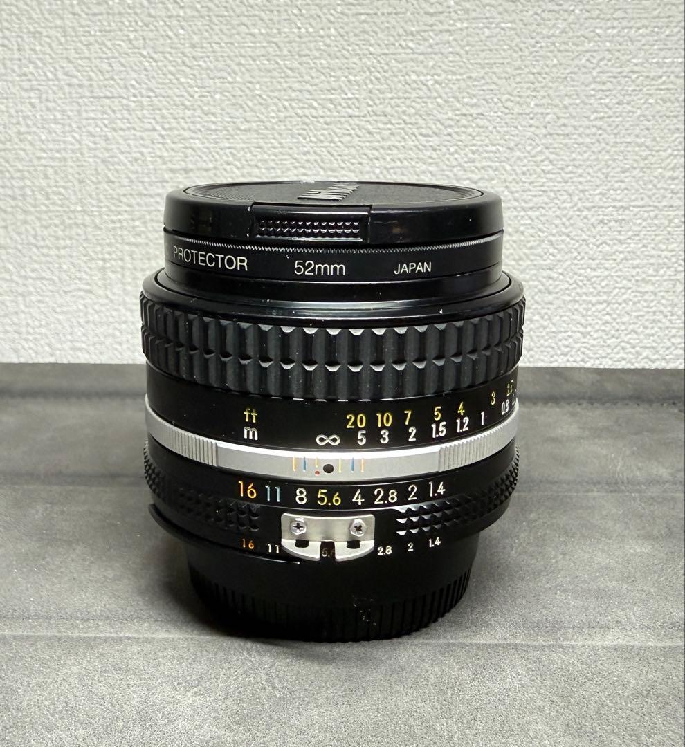 「完動品」NIKKOR 50mm f/1.4 レンズ 52mmフィルター径