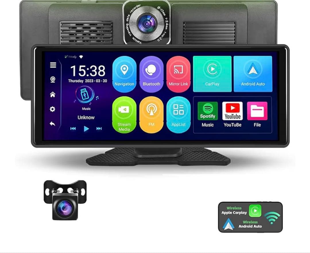 オーディオ ディスプレイ 10.26インチ バックモニター