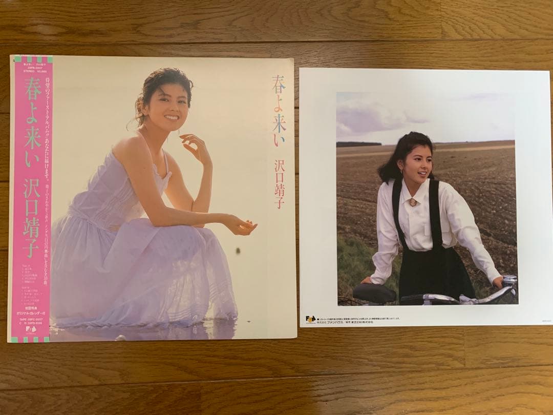 【レア品】沢口靖子 春よ来い レコード➕直書サイン