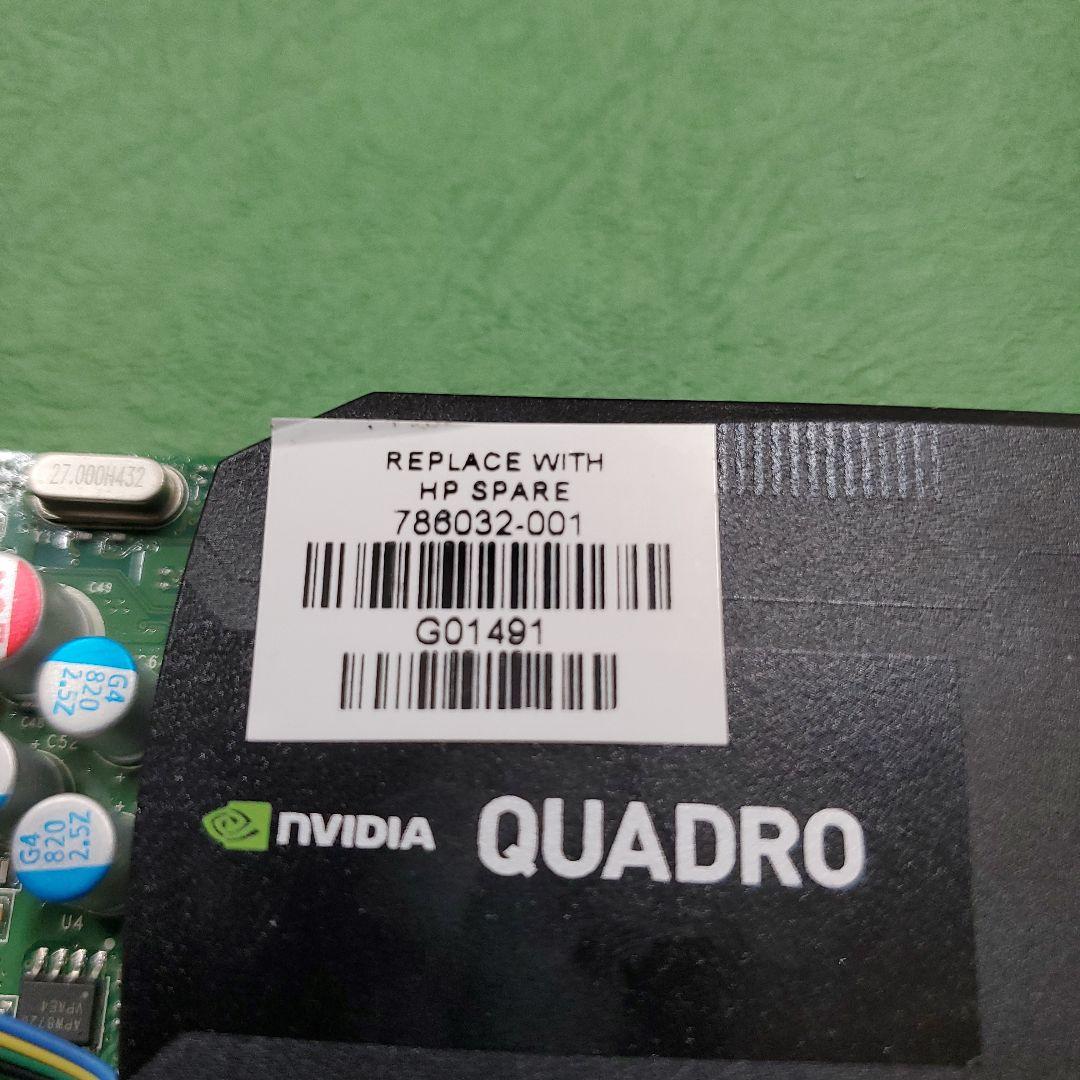 返金対応　NVIDIA Quadro グラボ HP Spare （管理270）