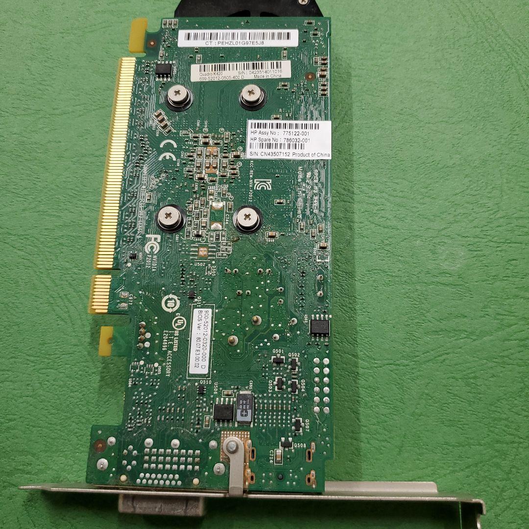 返金対応　NVIDIA Quadro グラボ HP Spare （管理270）