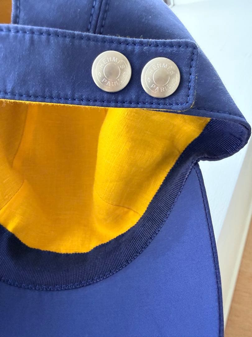 HERMES ネイビーキャップ サイズ58