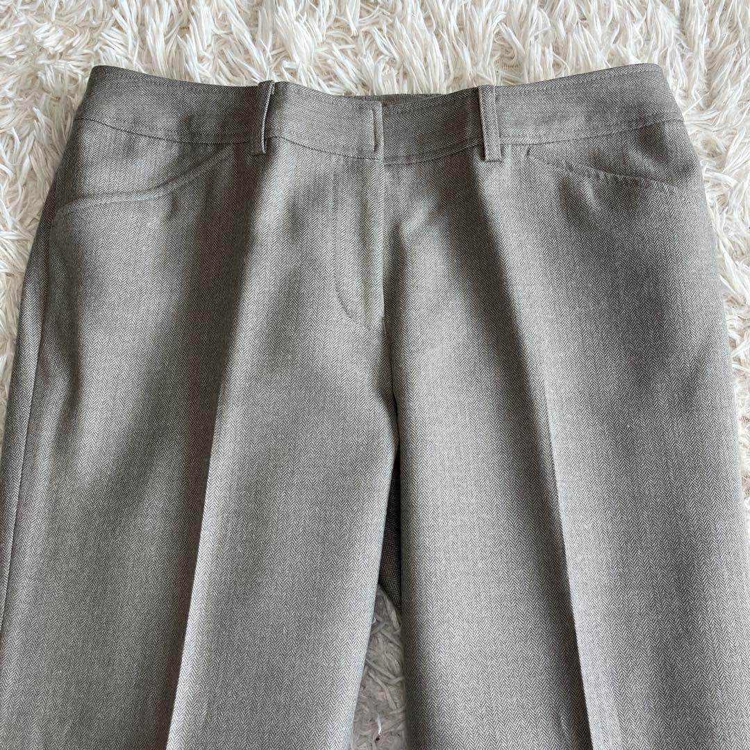 極美品 ORIHICA レディーススーツ 3点セット ライトグレー