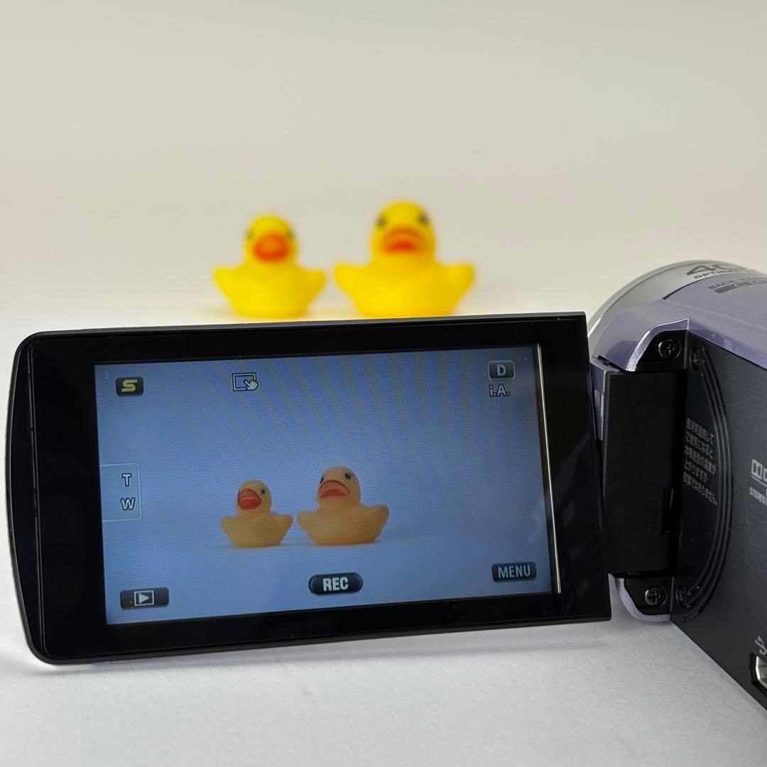 JVC ビデオカメラ Everio バイオレット GZ-HM33-v