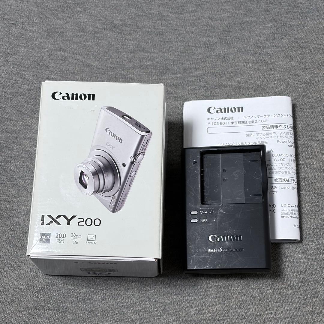 【美品】Canon IXY 200 SL シルバー コンデジ 箱付き