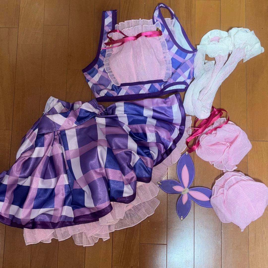 アイカツ！ 紫吹蘭 パープルステージコーデ コスプレ衣装