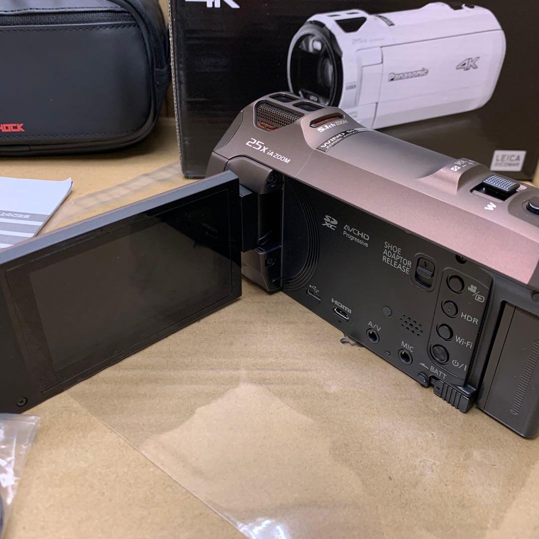 パナソニック 4K ビデオカメラ VX992M 64GB ブラウン