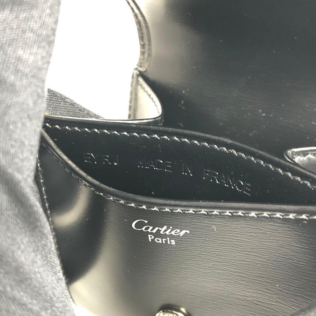 【美品】Cartier カルティエ ケース 小銭入れ パシャ ブラック 黒