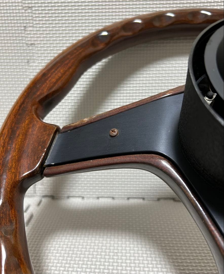 NARDI ナルディ ウッド ステアリング ハンドル 直径約36cm