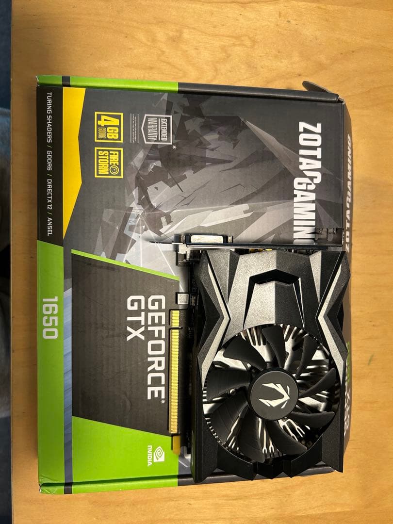 グラフィックボード・グラボ・ビデオカード ZOTAC GAMING GTX 1650 4GB