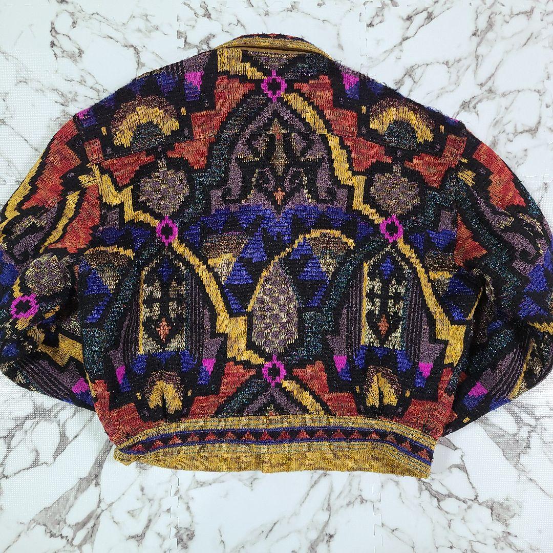 ★*★様 ficce フィッチェ ドン小西 ブルゾン ジャケット 刺繍 総柄 8