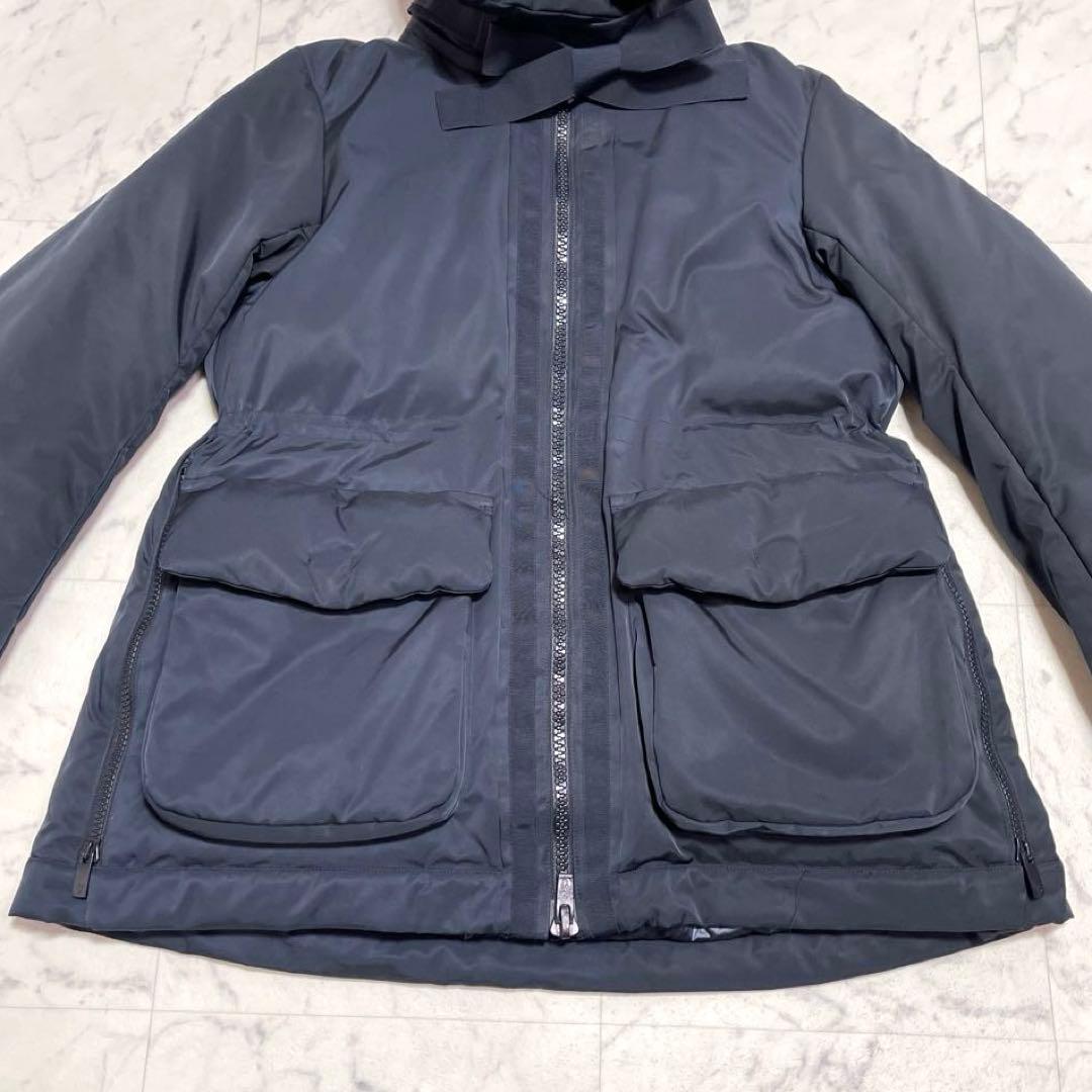 美品✨＋J ユニクロ ジルサンダー ハイブリッドダウンショートコート ネイビーM