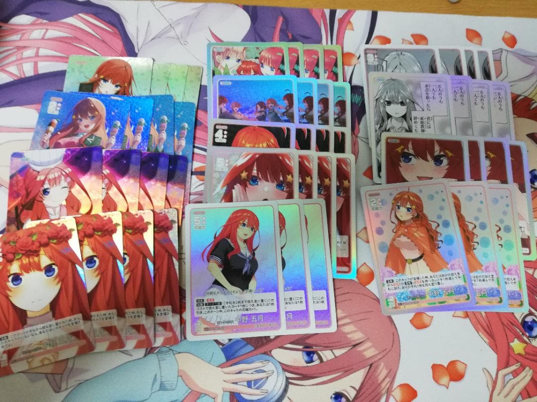 ラ*ー様 フルフォイルデッキ5つ＋調整用フォイルセット　ごとかの　五等分の花嫁カ