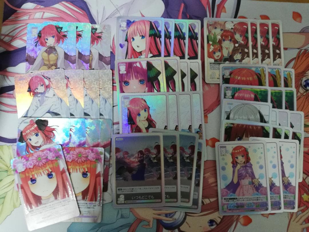 ラ*ー様 フルフォイルデッキ5つ＋調整用フォイルセット　ごとかの　五等分の花嫁カ