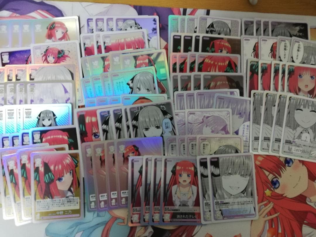 ラ*ー様 フルフォイルデッキ5つ＋調整用フォイルセット　ごとかの　五等分の花嫁カ