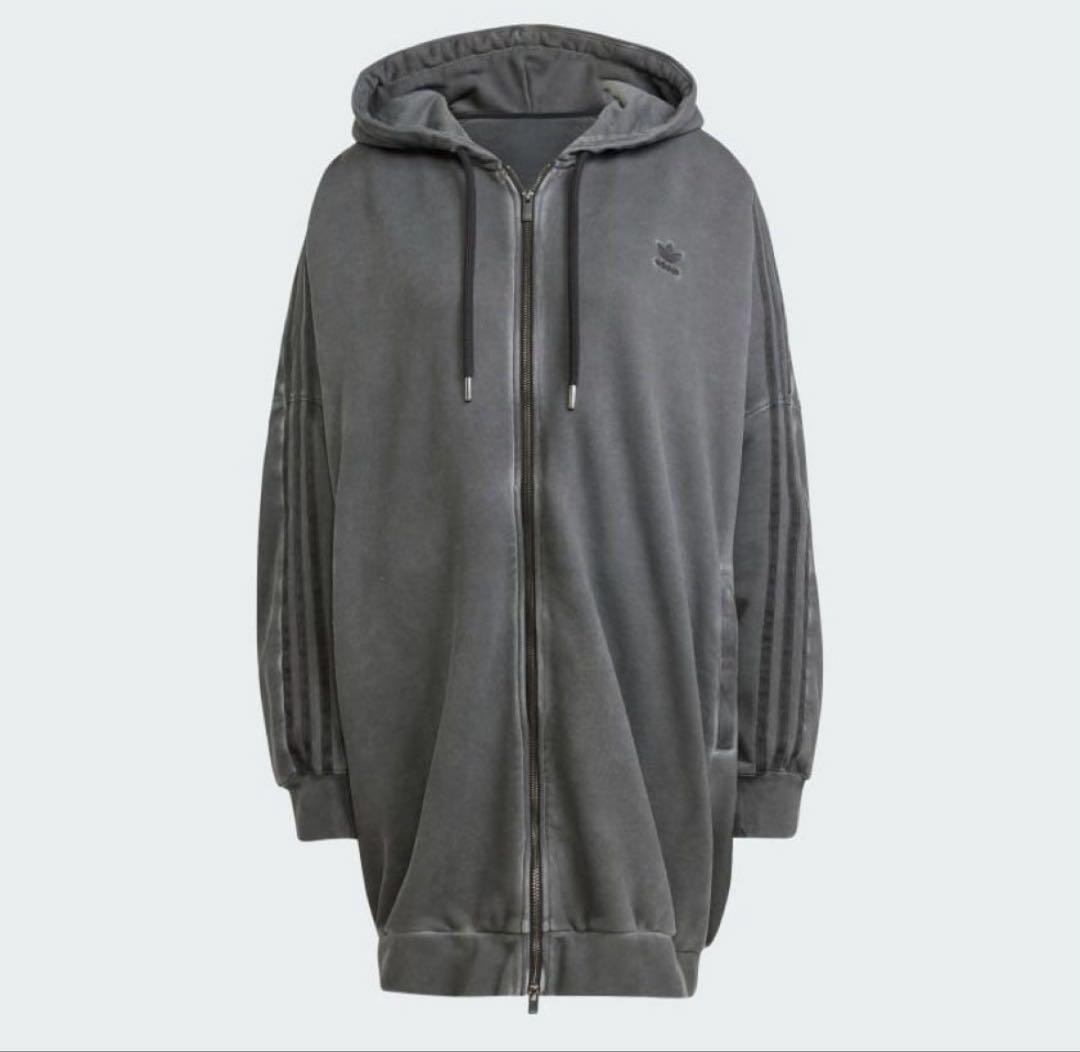 ADILENIUM シーズン2 ウォッシュド オーバーサイズ フルジップパーカー