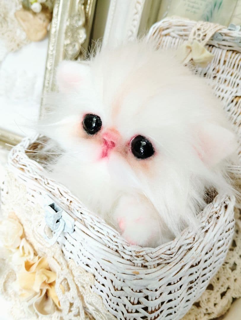 エキゾチック♡子猫のぷんちゃん♡アートドール♡ぬいぐるみ♡