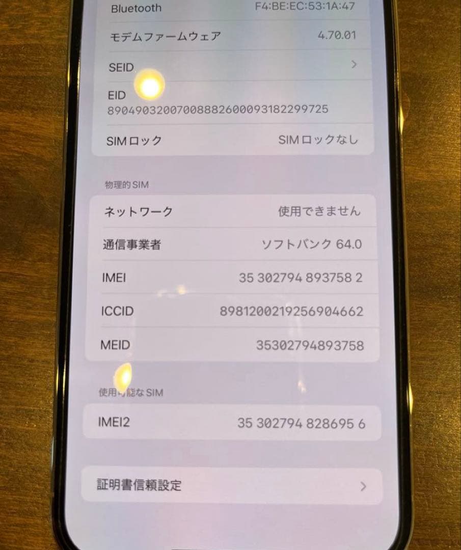 う*ぎ様 Apple iPhone 13 Pro Max ゴールド　1TB 10