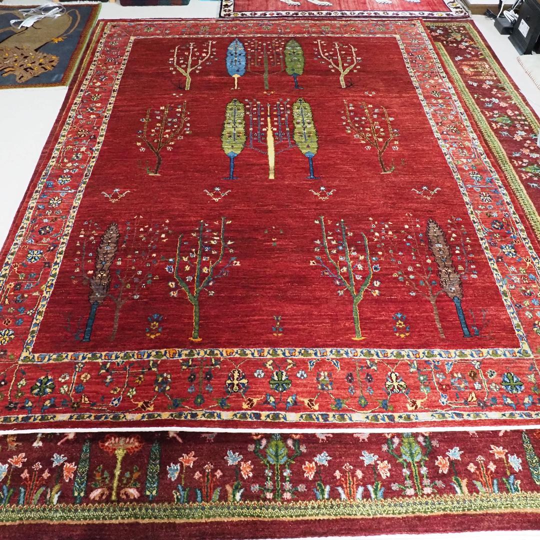 ゾランヴァリ　ギャッベ（ルリバフ）　229×167ｃｍ