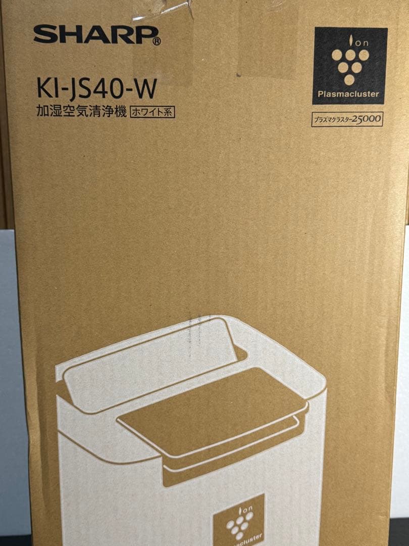 SHARP KI-JS40-W 空気清浄機　加湿空気清浄機　シャープ　未使用品