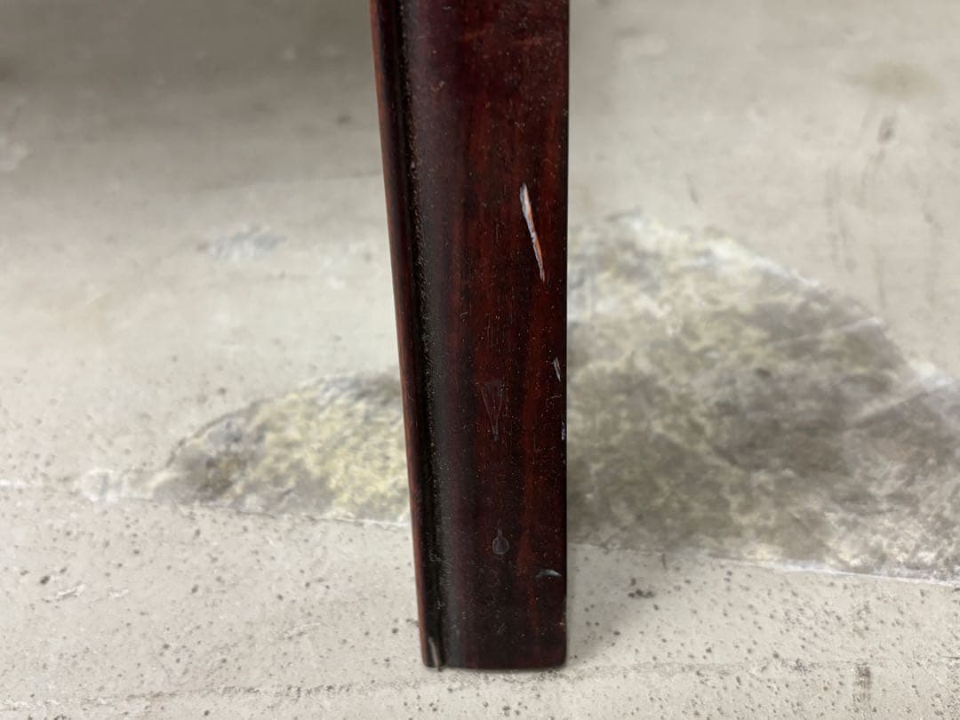 アンティーク 唐木 花梨 無垢材 肘付イス 古家具 アームチェア 木製