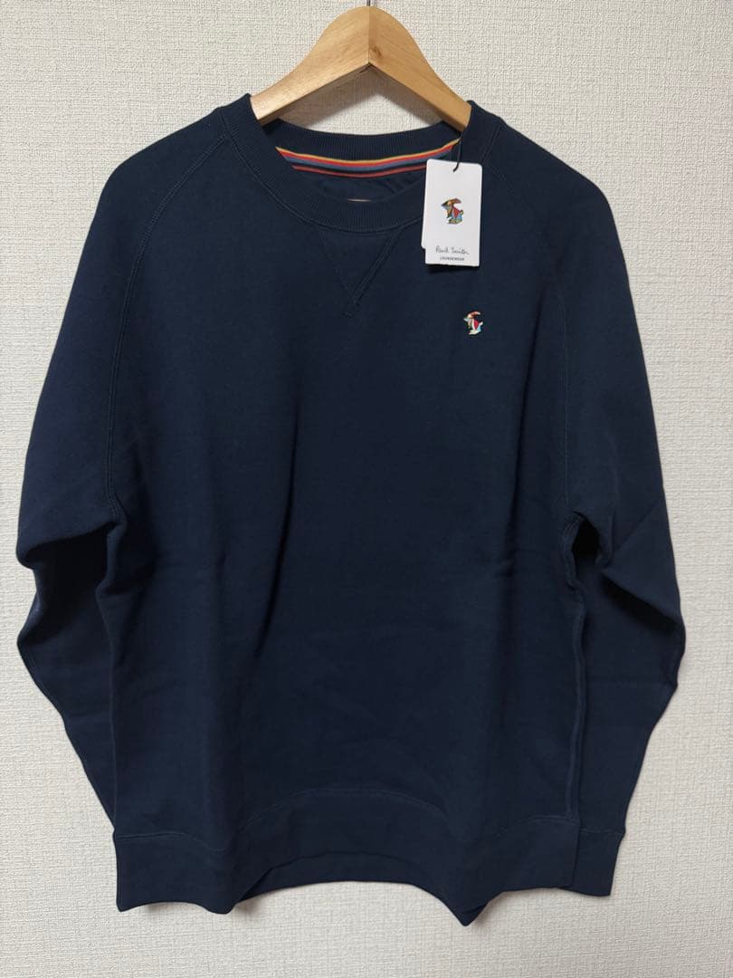 値下げ　新品タグ付Paul Smith ネイビー トレーナー Lサイズ