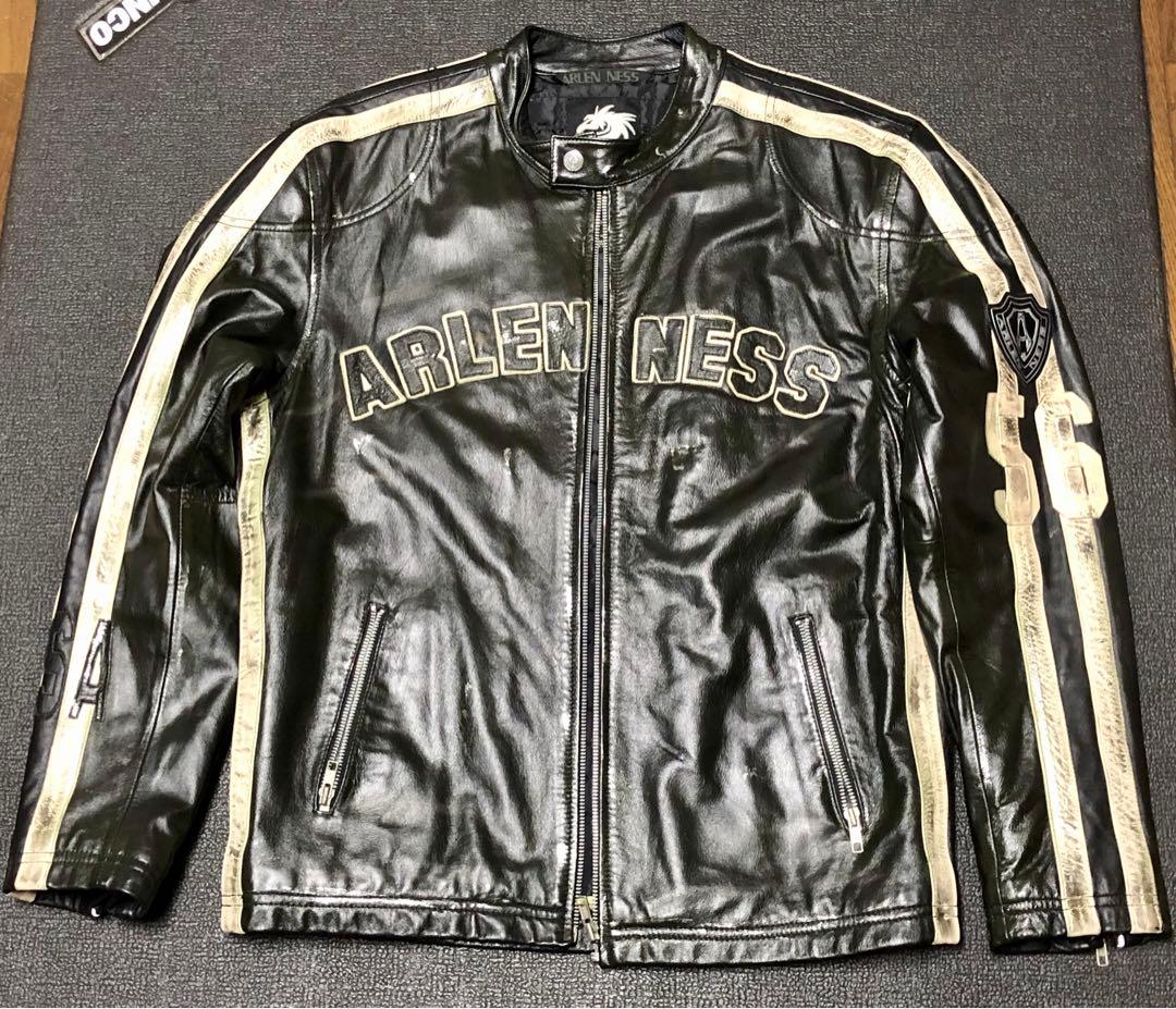 シングルライダース XL 羊革 シープスキン ARLENNESS アレンネス