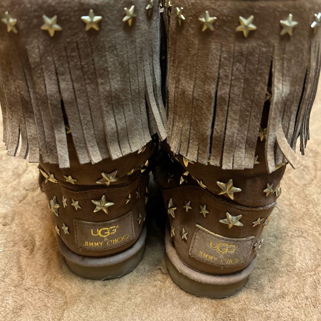 ジミーチュウ UGG JIMMY CHOO ムートンブーツ 24