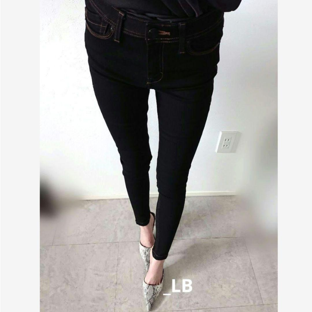 EMODA ELDER NUED J/W DENIM 黒 スキニー デニム S