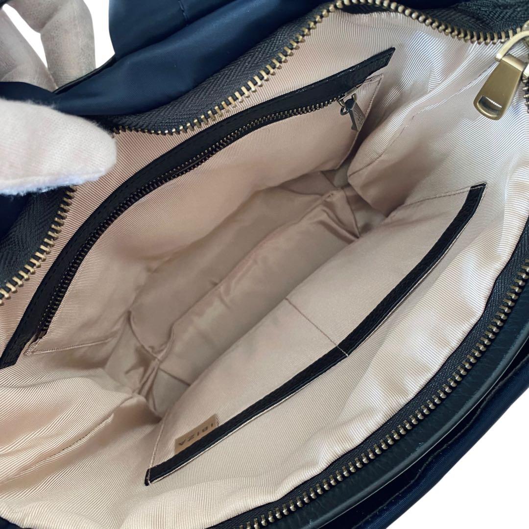 IBIZA イビサ【極美品】ディアリオ 2way ナイロン＆レザーリュック
