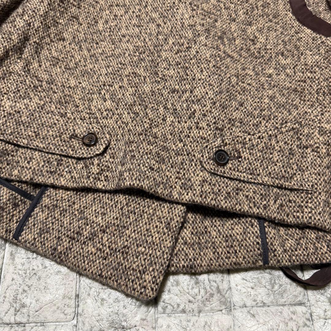 【りっつ】MARNI マルニ　ツイードジャケット　リボン　イタリア製