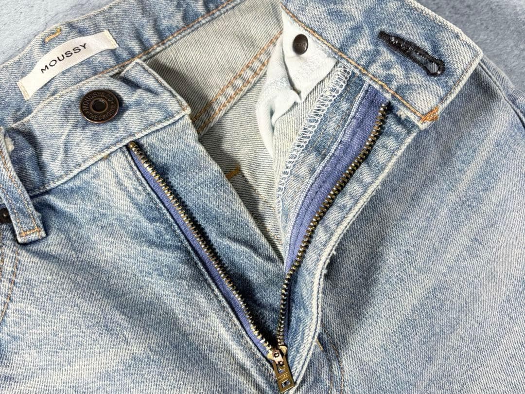 美品 MOUSSY MVS FLARE 24 ハイウエスト 日本製 マウジー