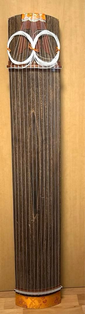 ５尺13弦約150cmお琴　並甲　状態良好　短琴　布包み付