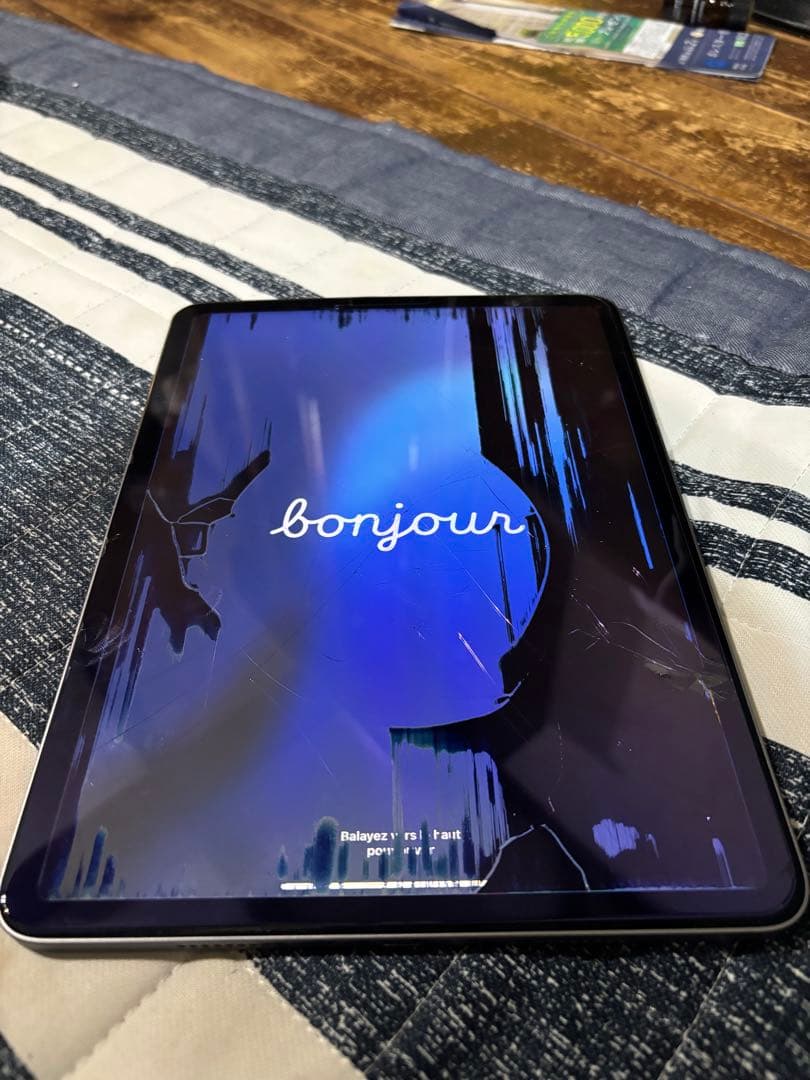 Apple iPad Pro 11インチ第4世代画面ひびあり値下　値下げ交渉可