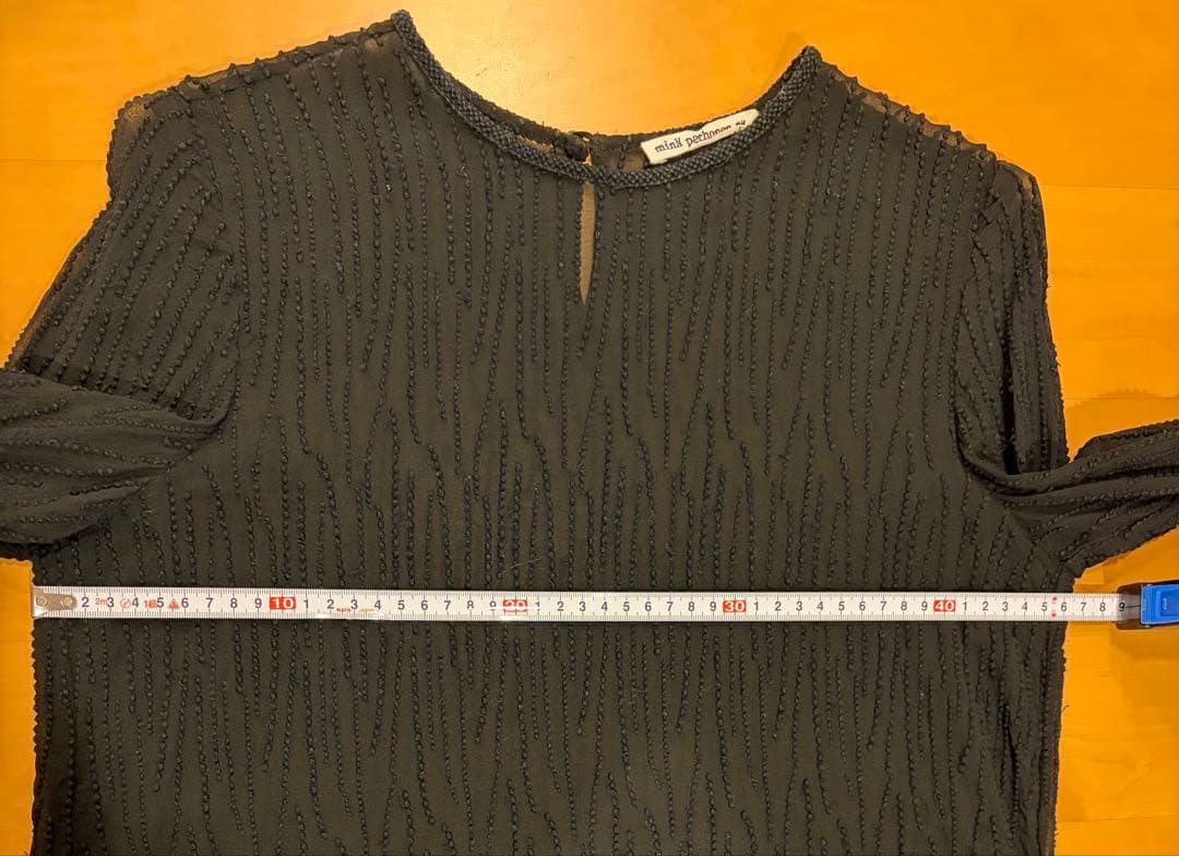 ミナペルホネン rain grass シルクブラウス