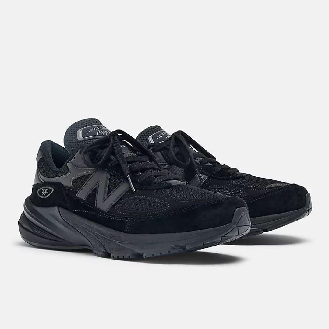 靴 New Balance 990v6 BLACK US8 26SS